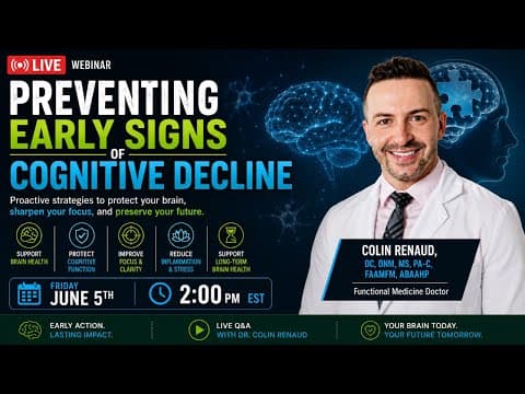 Preventing the Early Signs of Cognitive Decline - Med Matrix Podcast