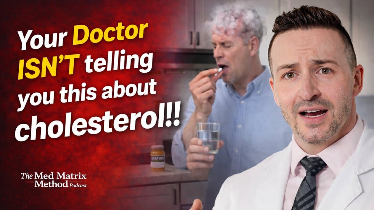 High Cholesterol Over 40? Why Statins May Be Doing More Harm Than Good - Med Matrix functional medicine video