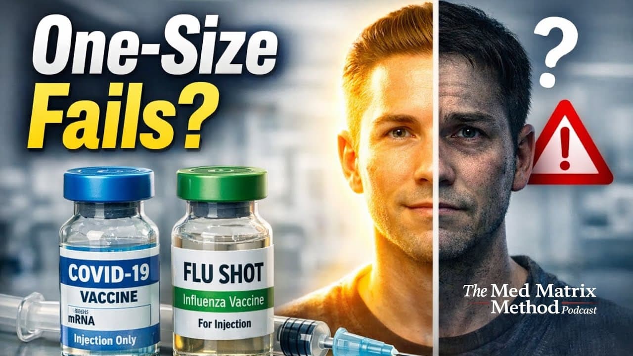 Is the Flu Shot Worth It? Individualized Vaccine Risk, Gut Immunity, and Long COVID Explained - Med Matrix functional medicine video