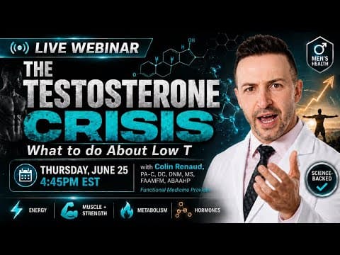The Testosterone Crisis: What to Do About Low T - Med Matrix podcast